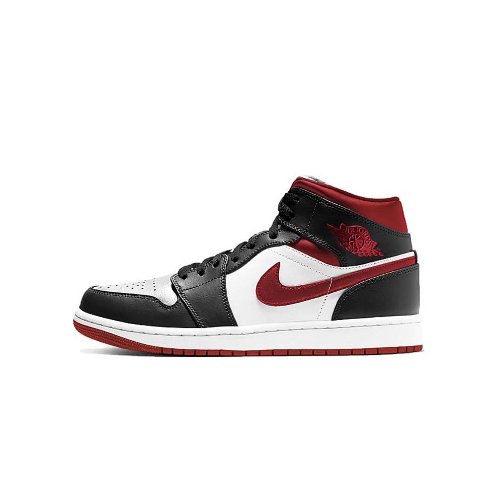 Jordan 1 Mid Gym Red Black White