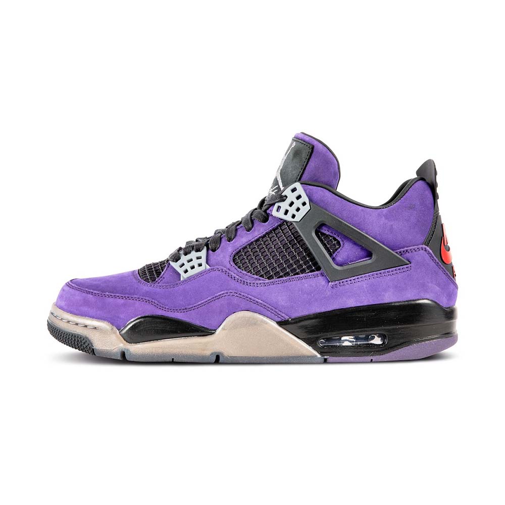 Travis Scott x Air Jordan 4 Retro 'Purple Suede - Black Midsole'