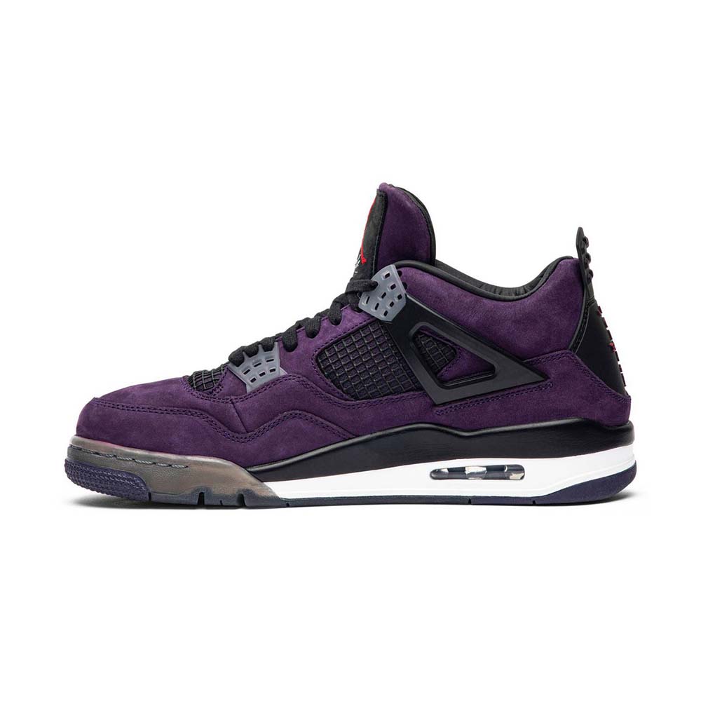 AIR JORDAN 4 X TRAVIS SCOTT PURPLE SUEDE