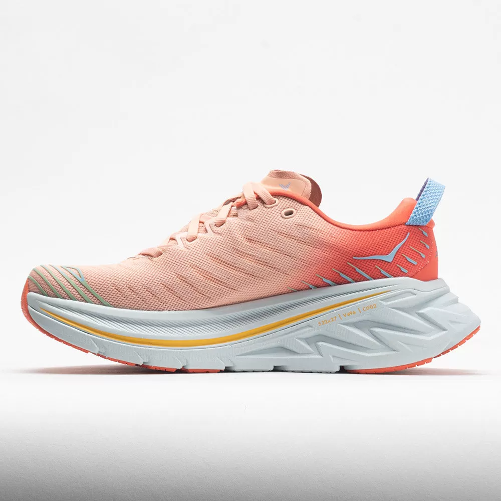 HOKA Bondi X Women's Camellia/Peach Parfait