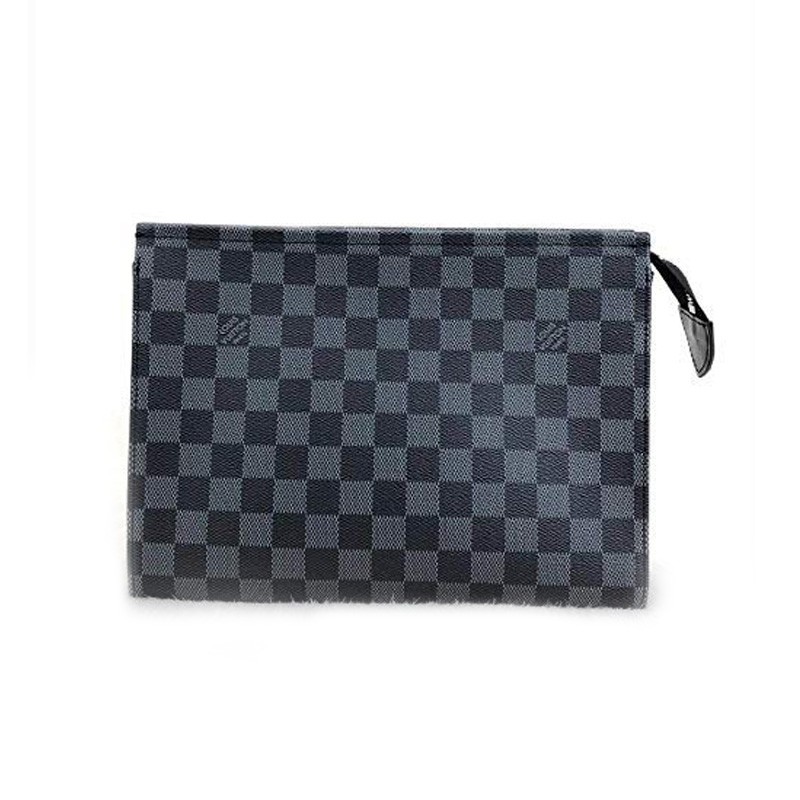 Louis Vuitton Damier Ebene Clutches Black