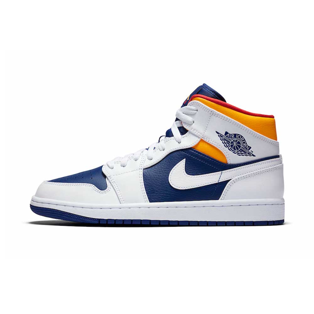 Jordan Air Jordan 1 Mid 'White Deep Royal Blue'