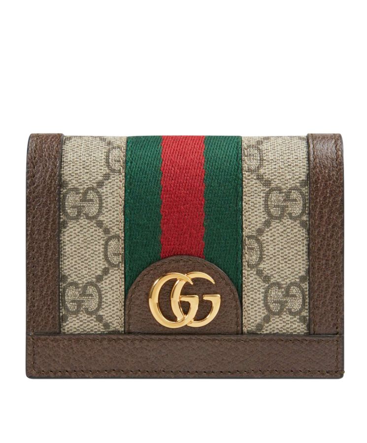 Gucci Ophidia GG card case 523155 Dark Coffee