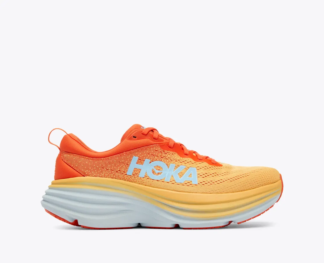 HOKA Bondi 8 Men's Puffin's Bill/Amber Yellow