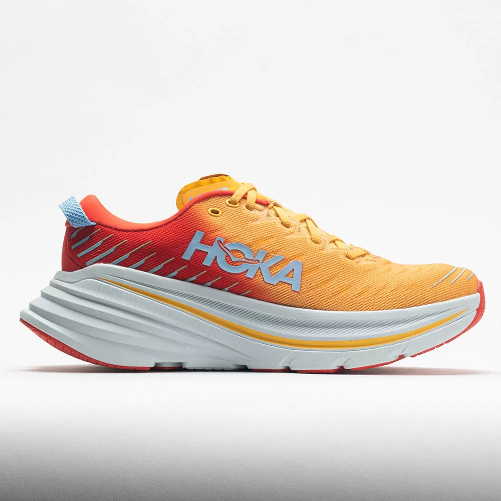 HOKA Bondi X Men's Fiesta/Amber Yellow