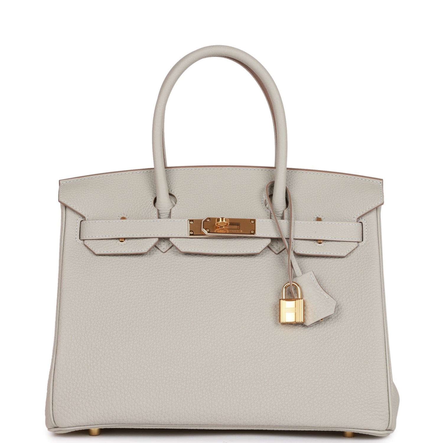 Hermes Birkin 30 Gris Perle Togo Gold Hardware