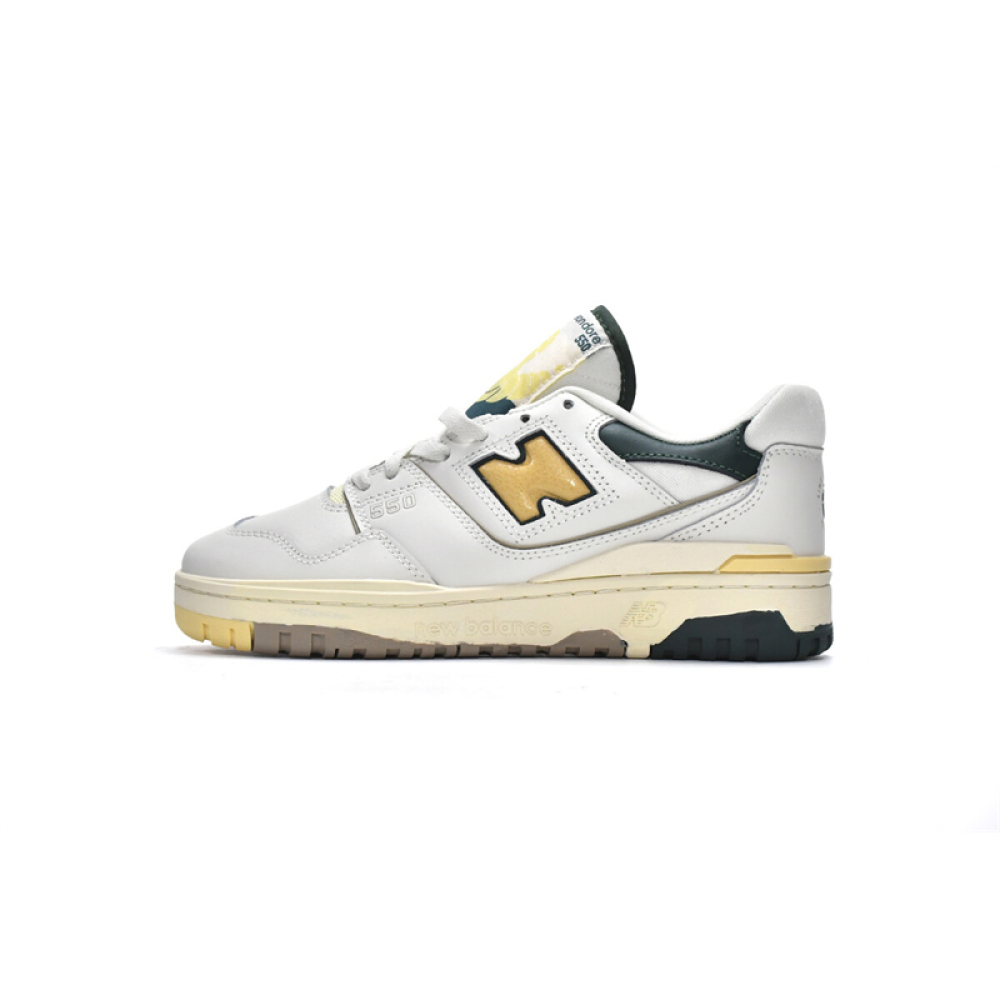 Get Aimé Leon Dore x New Balance 550 Green Yellow BB550A2